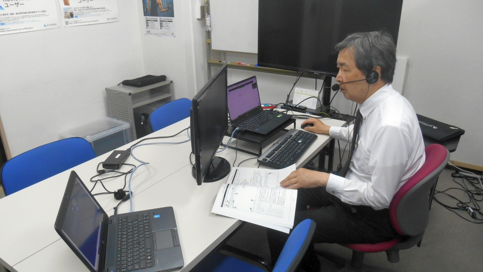 【AutoCAD】東京都　設備メーカー様【オンライン講座】講習実施事例