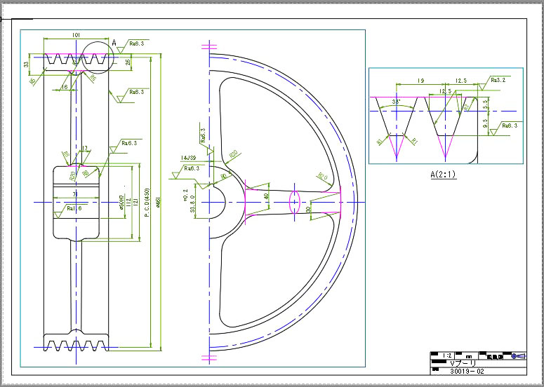 AutoCAD　個別講座　レイアウト