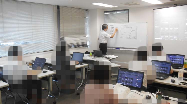 AutoCAD　大阪府　住宅メーカー様　グループ講座　実施事例