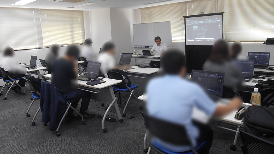 【AutoCAD】大阪府　住宅メーカー様【グループ講座】講習実施事例