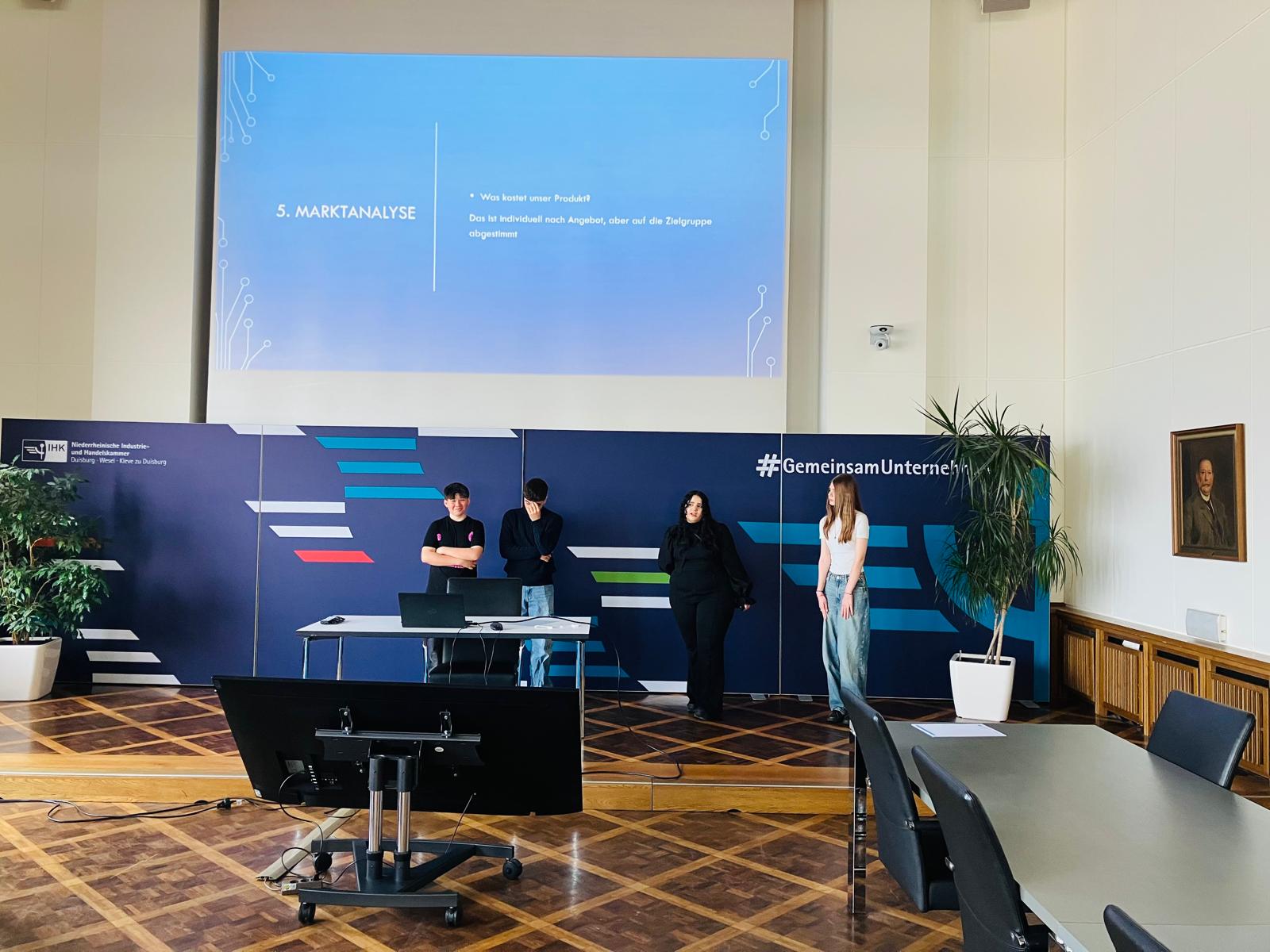 Präsentationstraining bei der IHK Duisburg