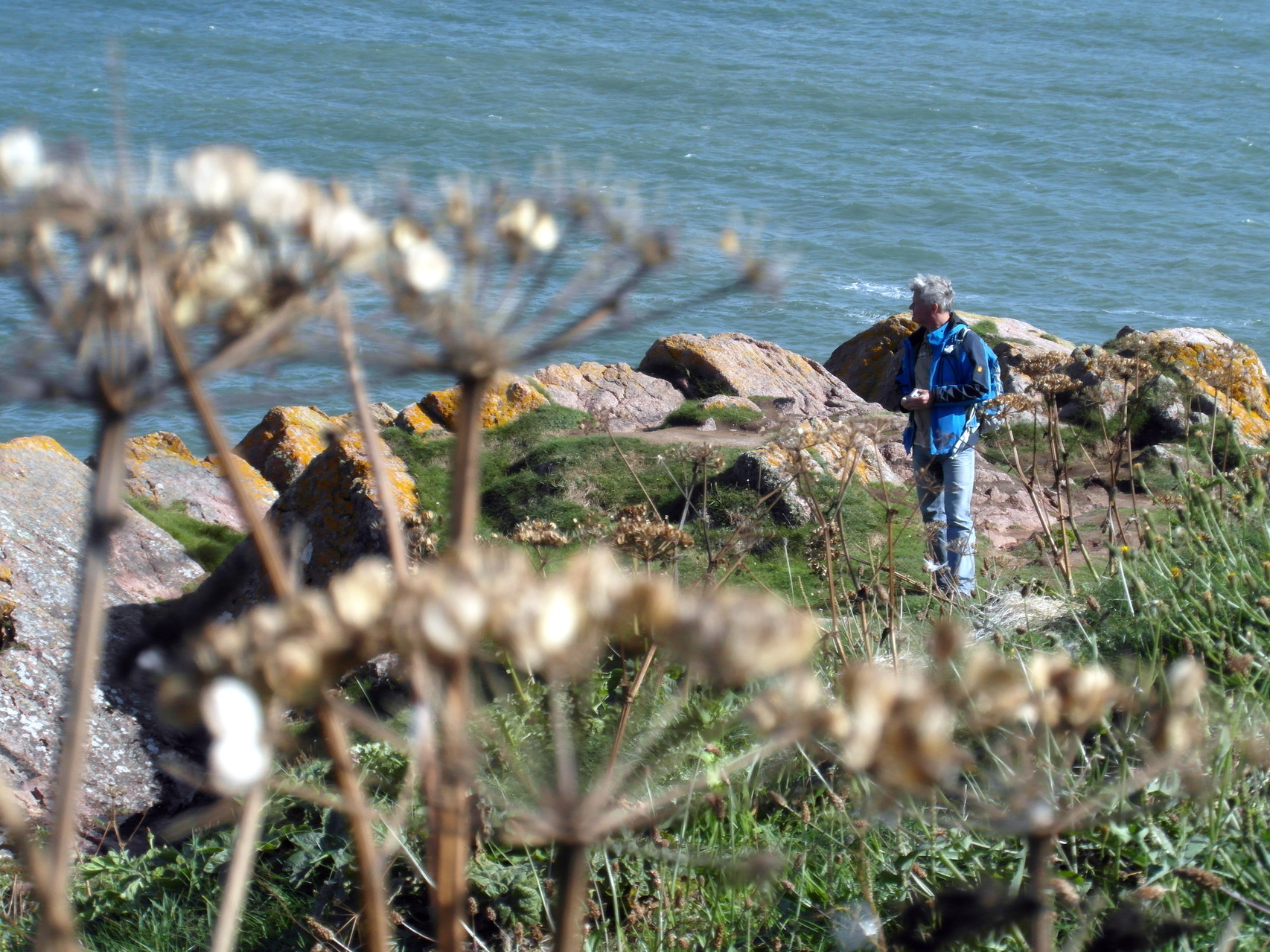 Uitzicht vanuit Slains castle