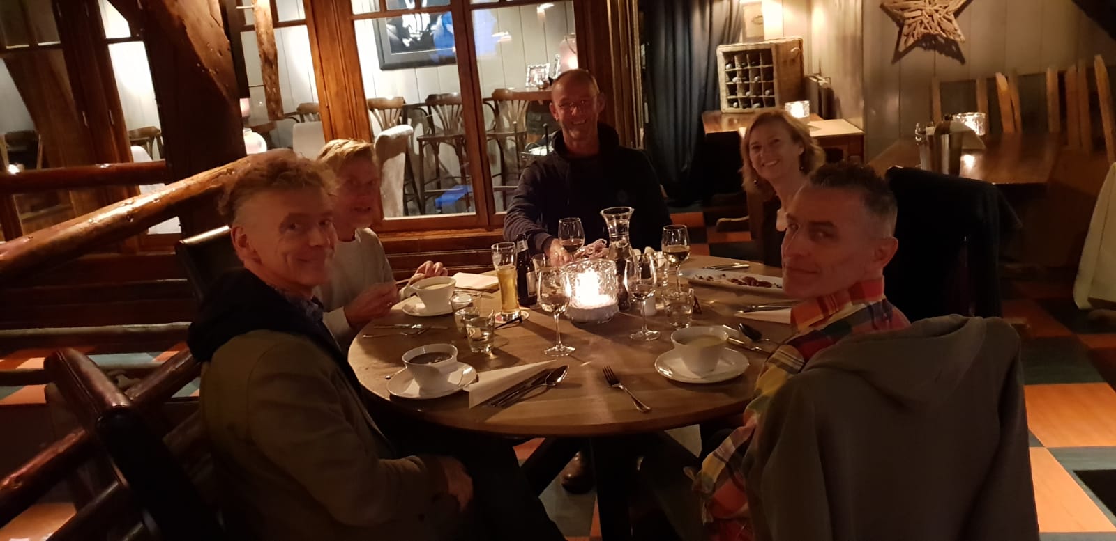 bij De Bokkesprong de vorige avond