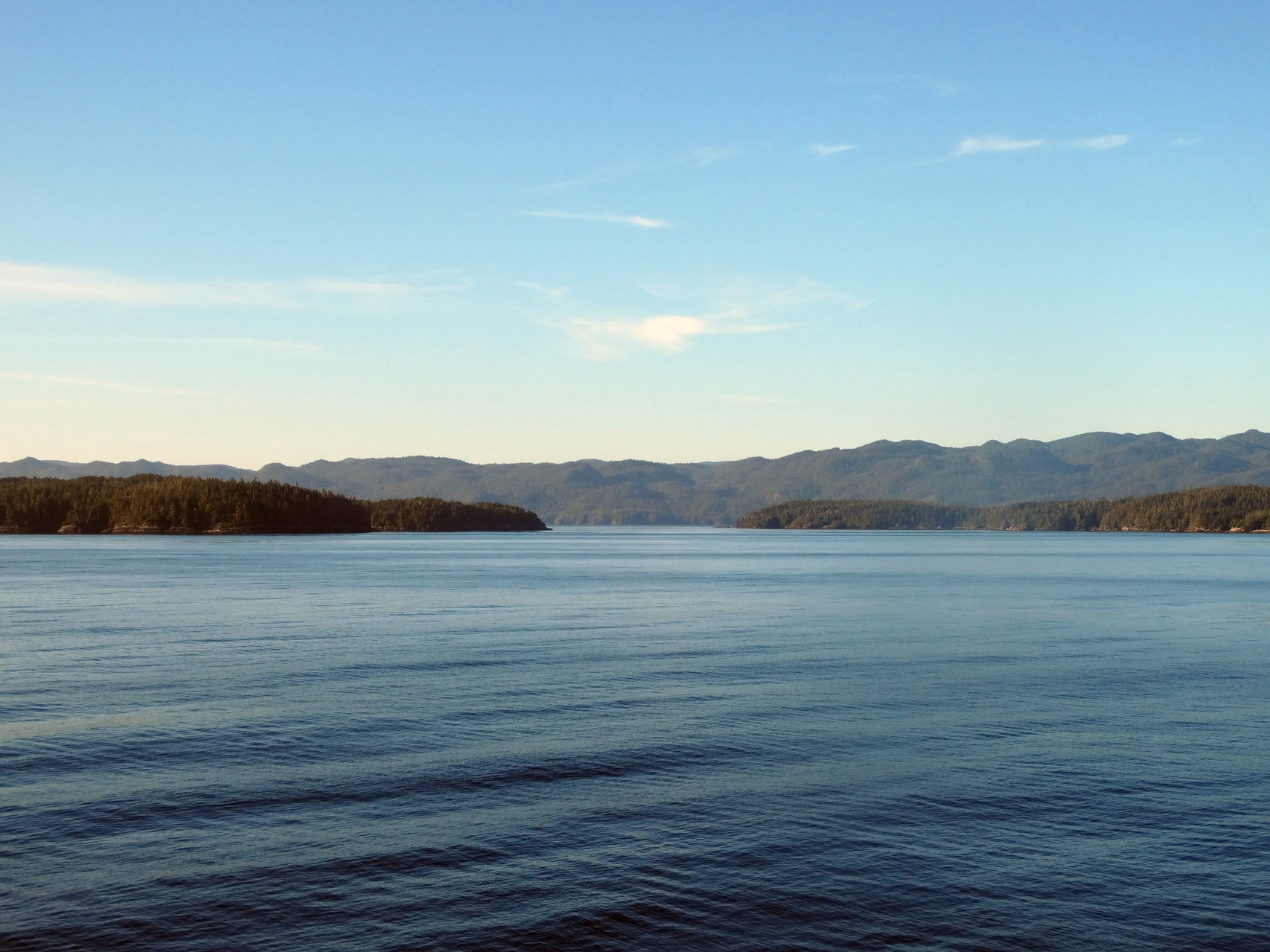 Door de Inside Passage vanuit Port Hardy naar Prince Rupert