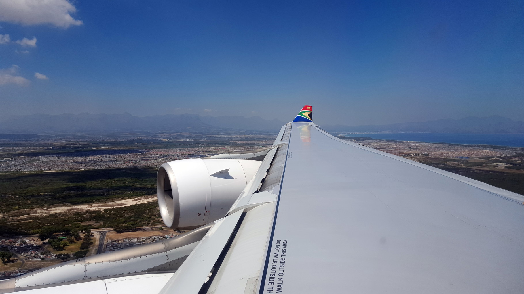 De vlucht naar Kaapstad