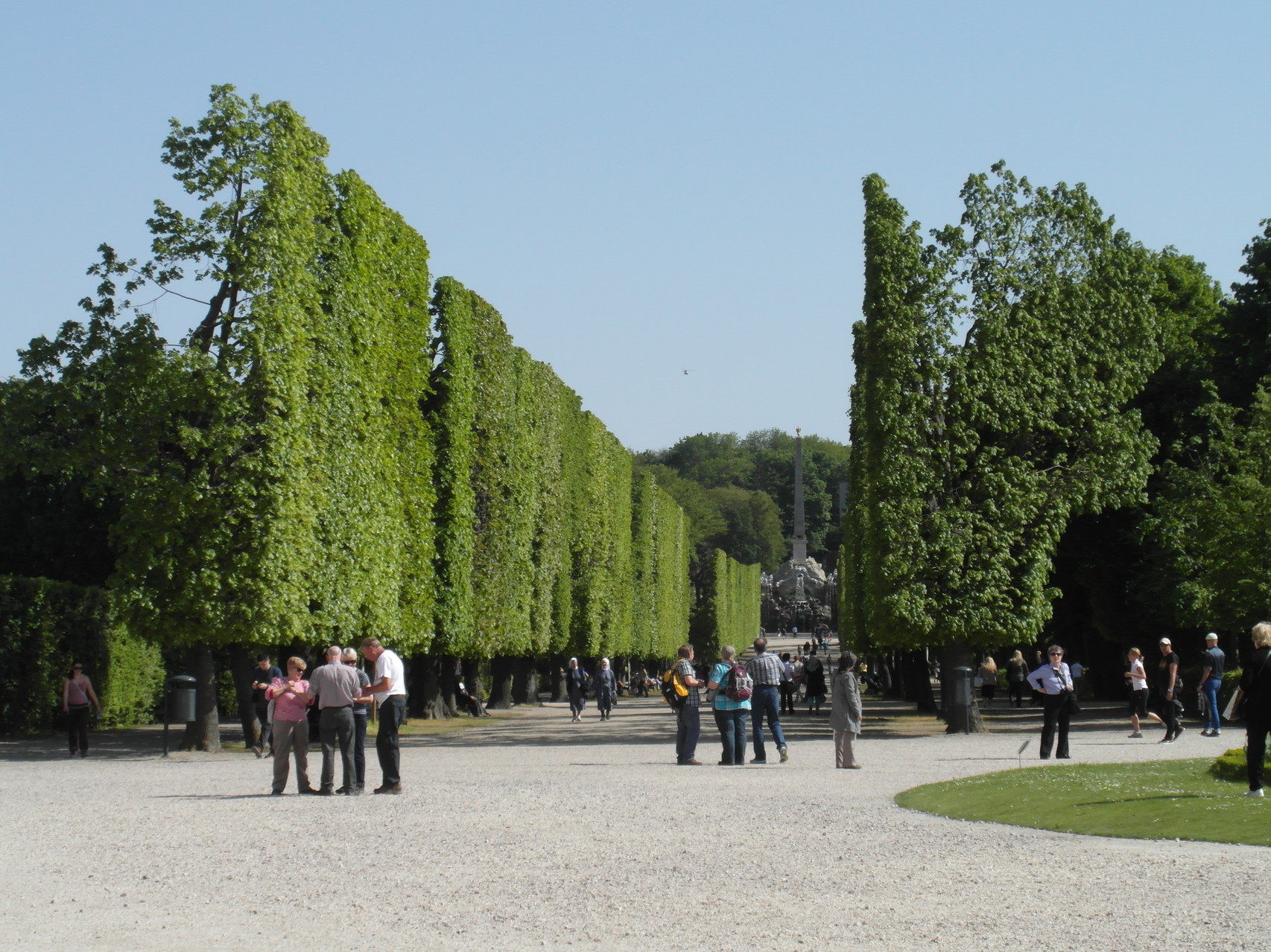 de tuin van het Schonbrunn paleis