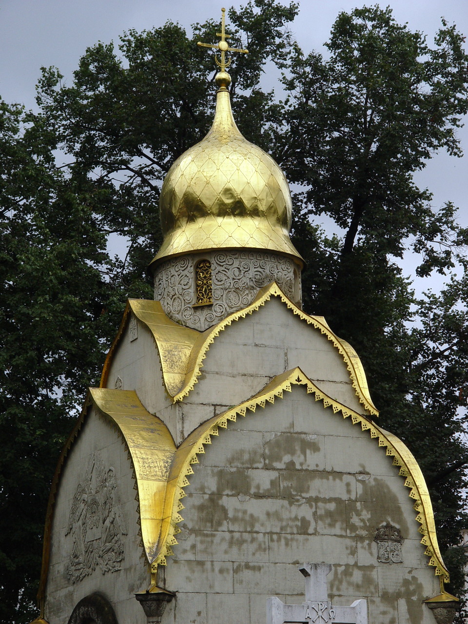 Bij het Novodevitsji klooster