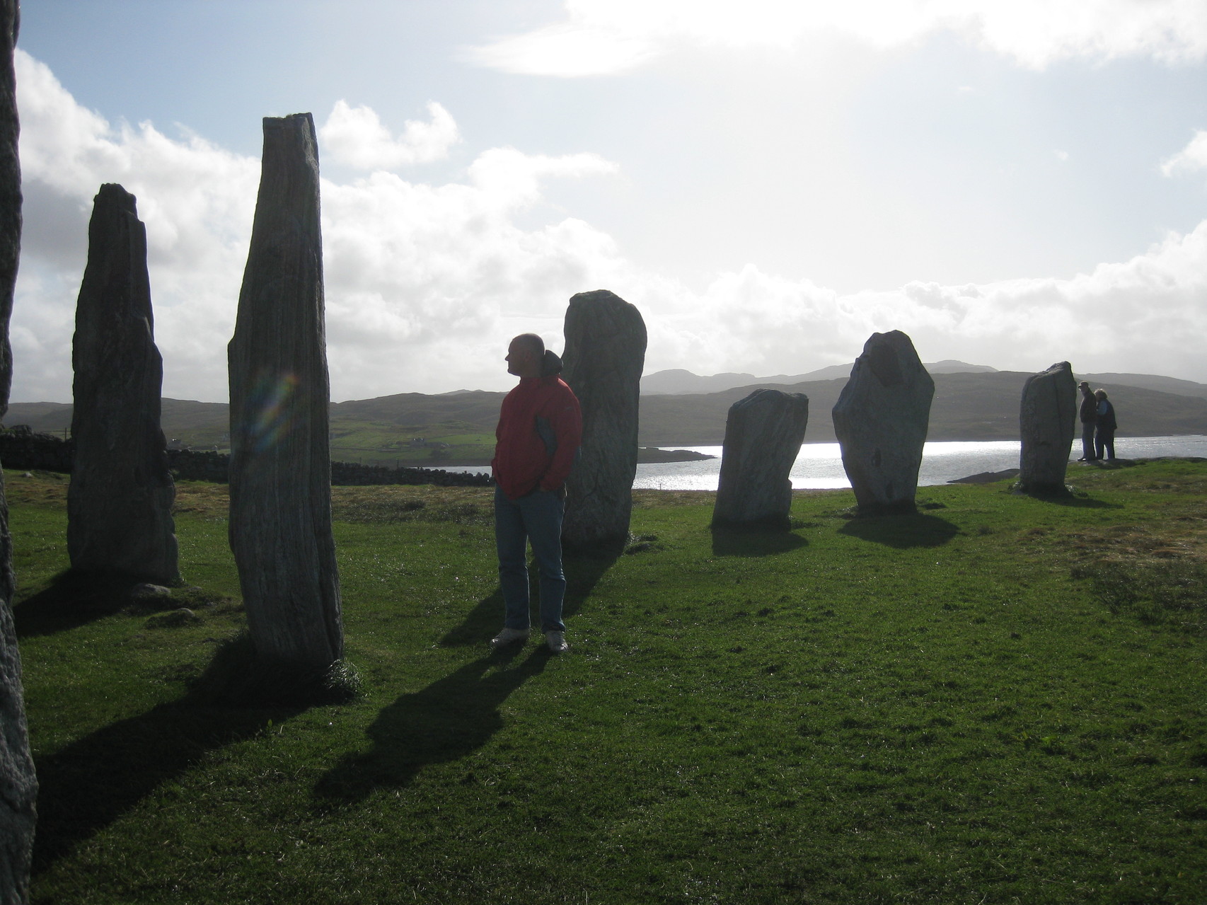 Ed bij the Callanish Stones