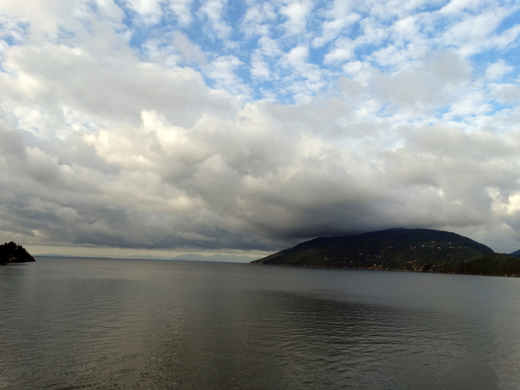 Onderweg op de ferry vanuit Horseshoe Bay naar Nanaimo
