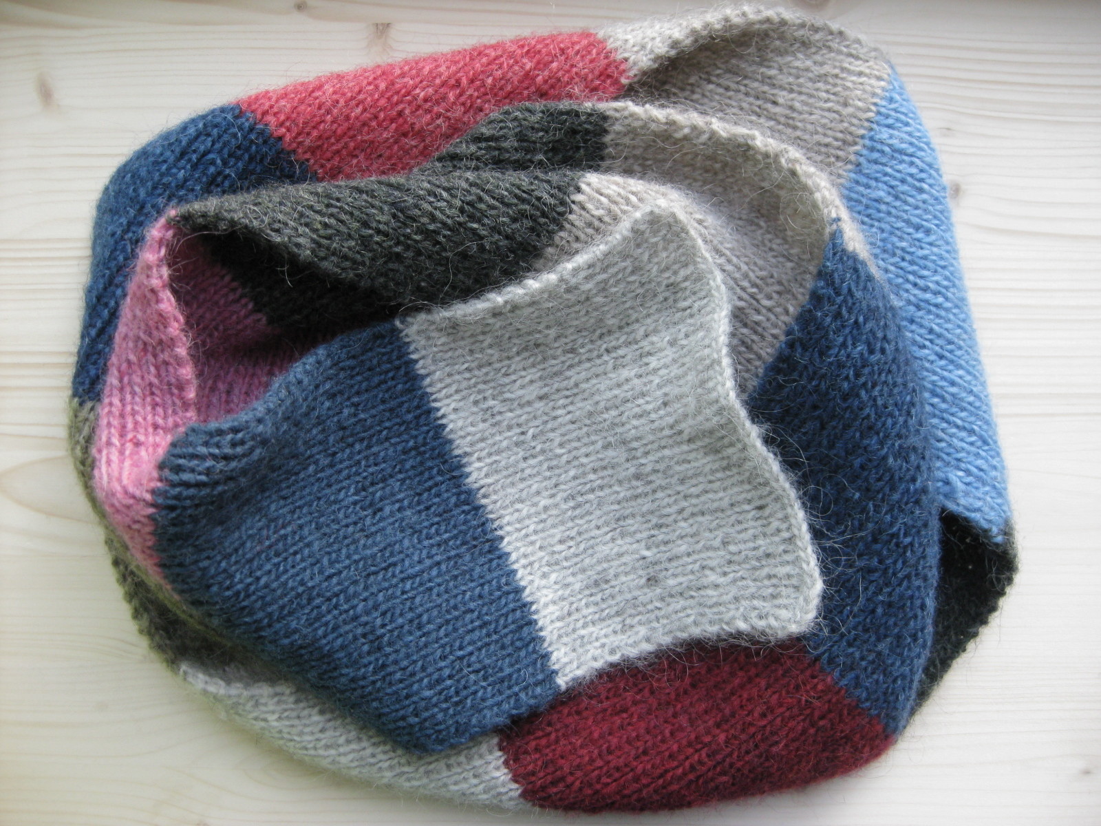 Schal Stricken Rechts Links Muster