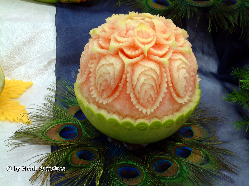 Blume in Wassermelone