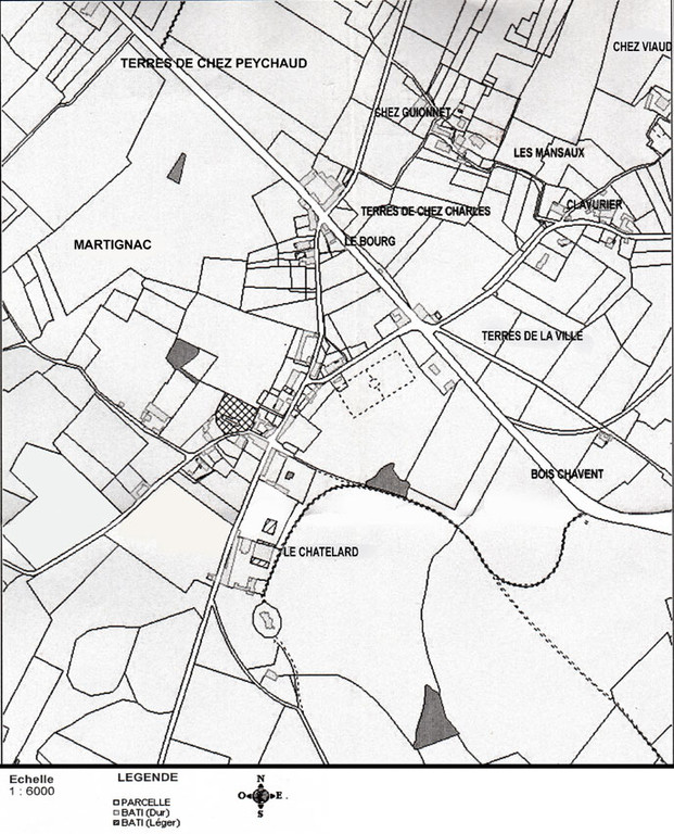 parcelles cadastrales de Passirac