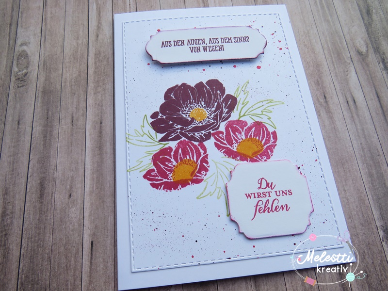 Florale Freude zum Abschied