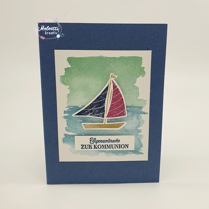 Segelboot zur Kommunion