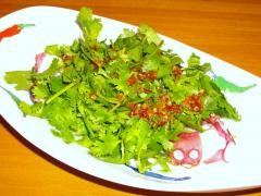たこと香菜のサラダ