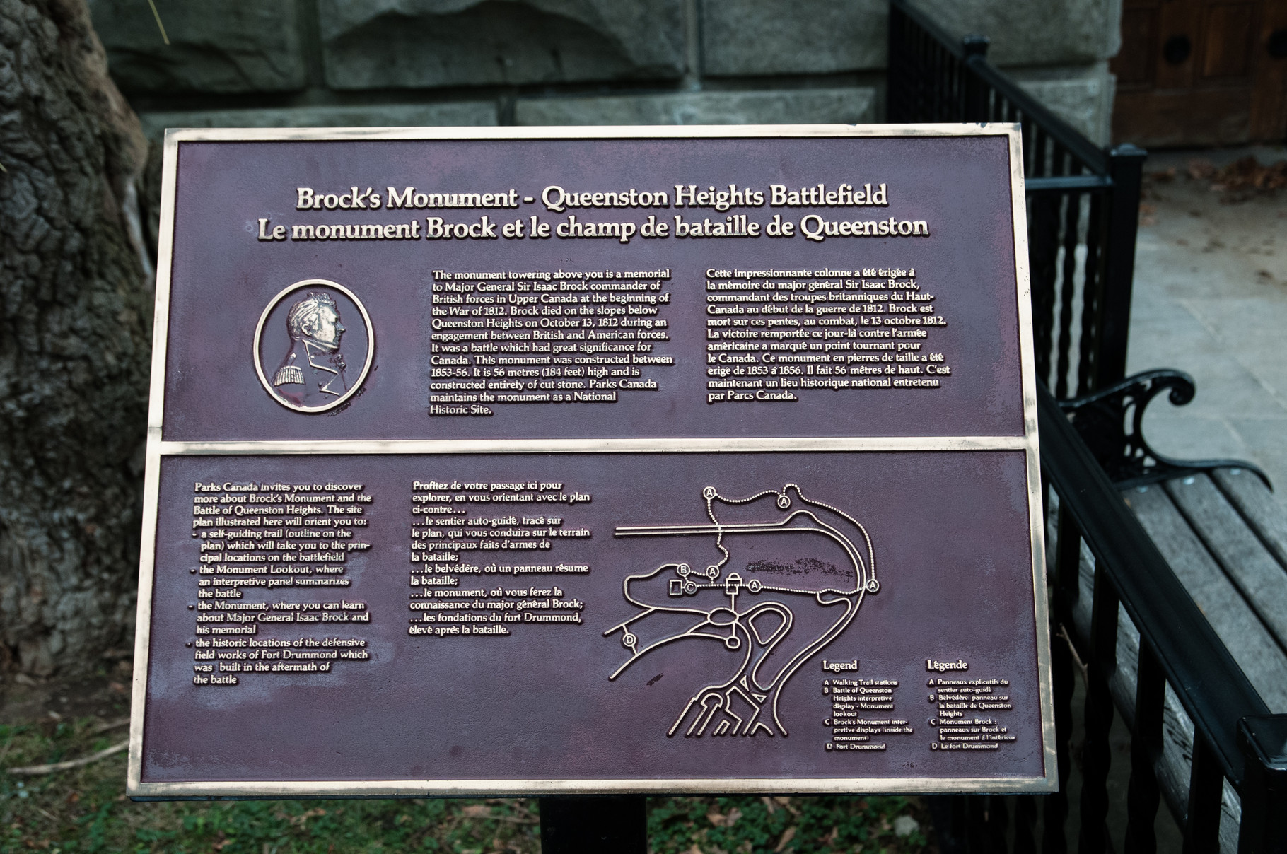 Brock's Monument nördlich der Niagarafälle