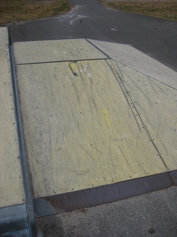 Skaterbahnen verschleißen