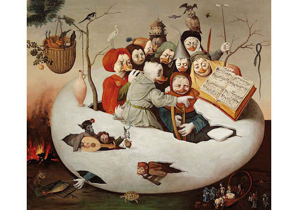 »Das Konzert im Ei« nach der Werkstatt von Hieronymus Bosch 