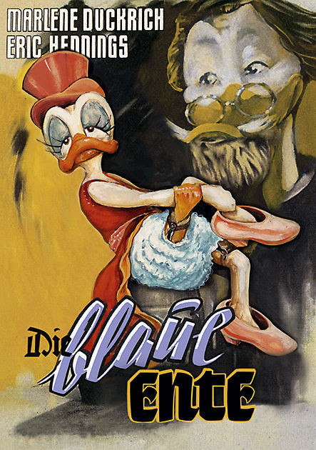 Postkarte "Der blaue Engel"