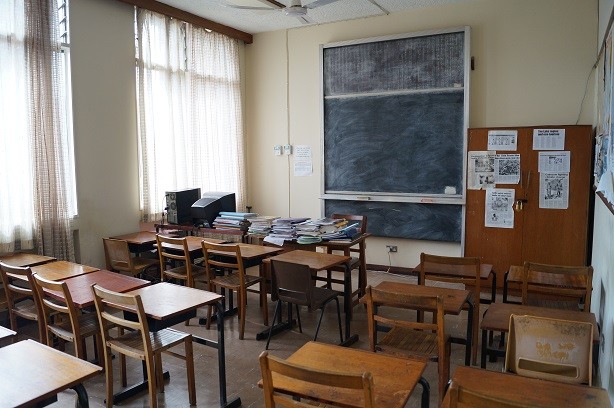 Einer der Klassenräume