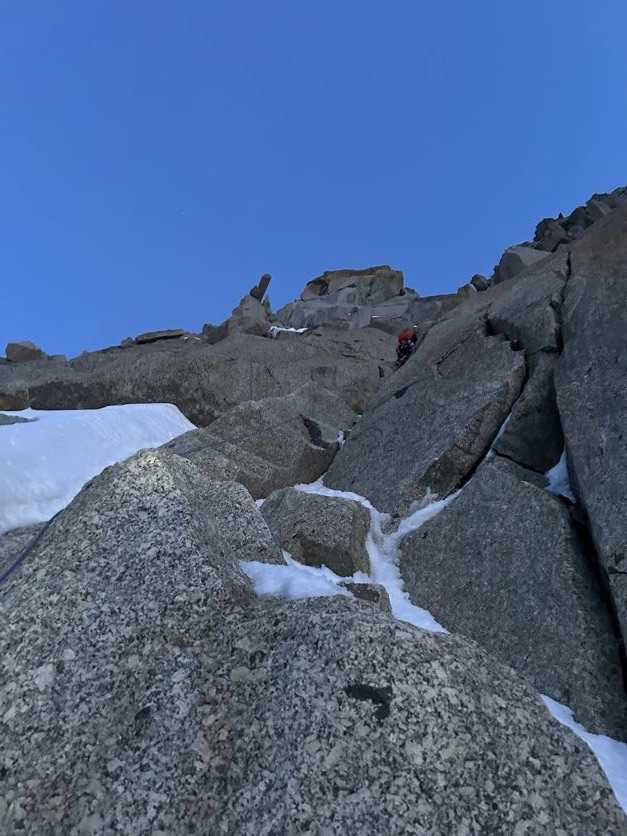 Hochtouren, Mont Blanc, Chamonix, Les Droites, Normalweg, Ostpfeiler, Couvercle, Mer de Glace Montenvers, Südwestcouloir