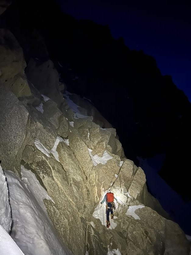Hochtouren, Mont Blanc, Chamonix, Les Droites, Normalweg, Ostpfeiler, Couvercle, Mer de Glace Montenvers, Südwestcouloir