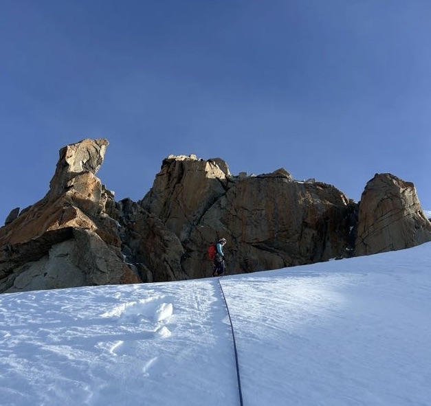Hochtouren, Mont Blanc, Chamonix, Les Droites, Normalweg, Ostpfeiler, Couvercle, Mer de Glace Montenvers, Südwestcouloir