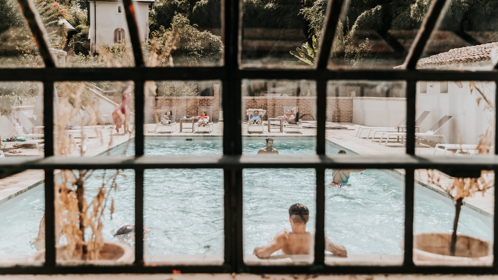 Piscine entre amis