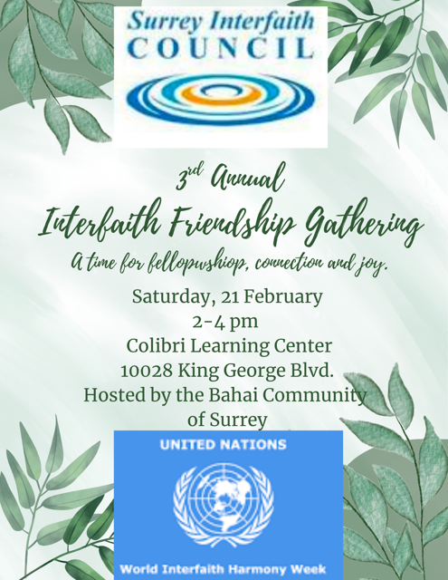 Interfaith Friendship Gathering