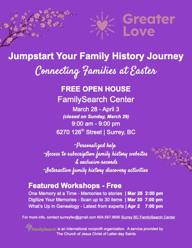 Connecting Families At Easter - March 28 to April 3