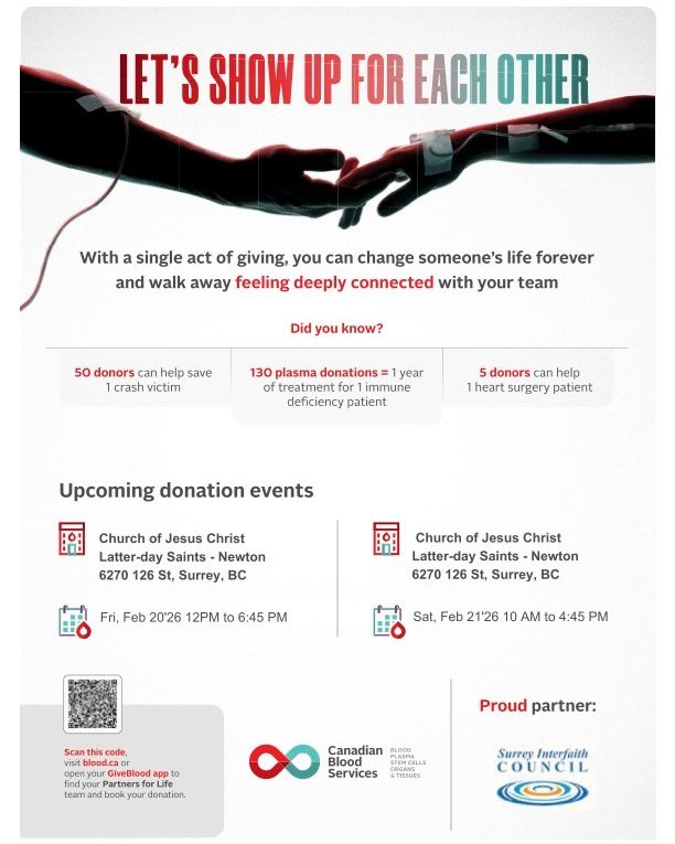 Blood Drive - Surrey BC