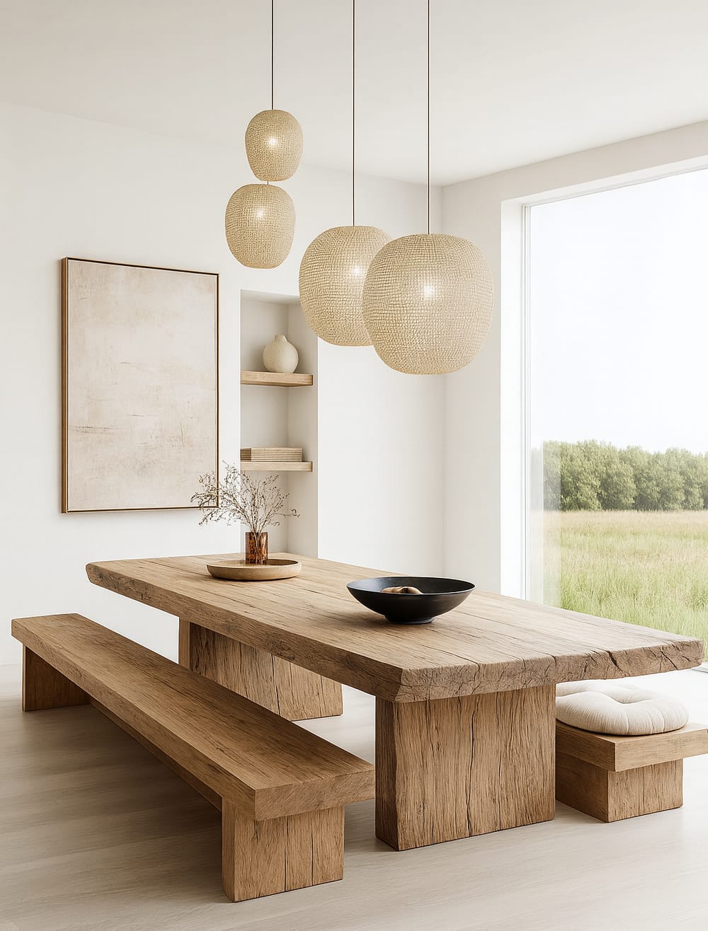 Mesas extensibles rústicas y contemporáneas: equilibrio entre tradición y diseño