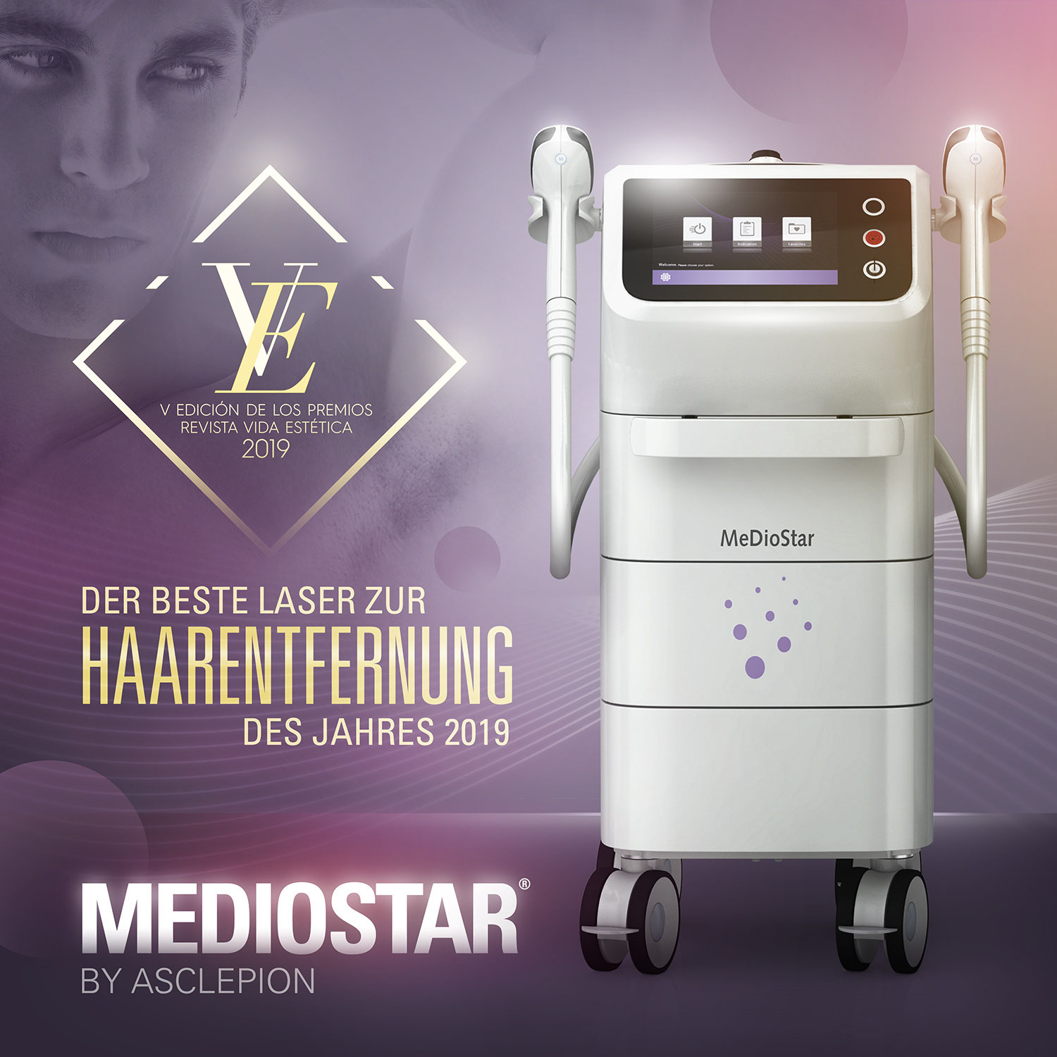 Mediostar Dioden-Laser für dauerhafte Haarentfernung in Dortmund