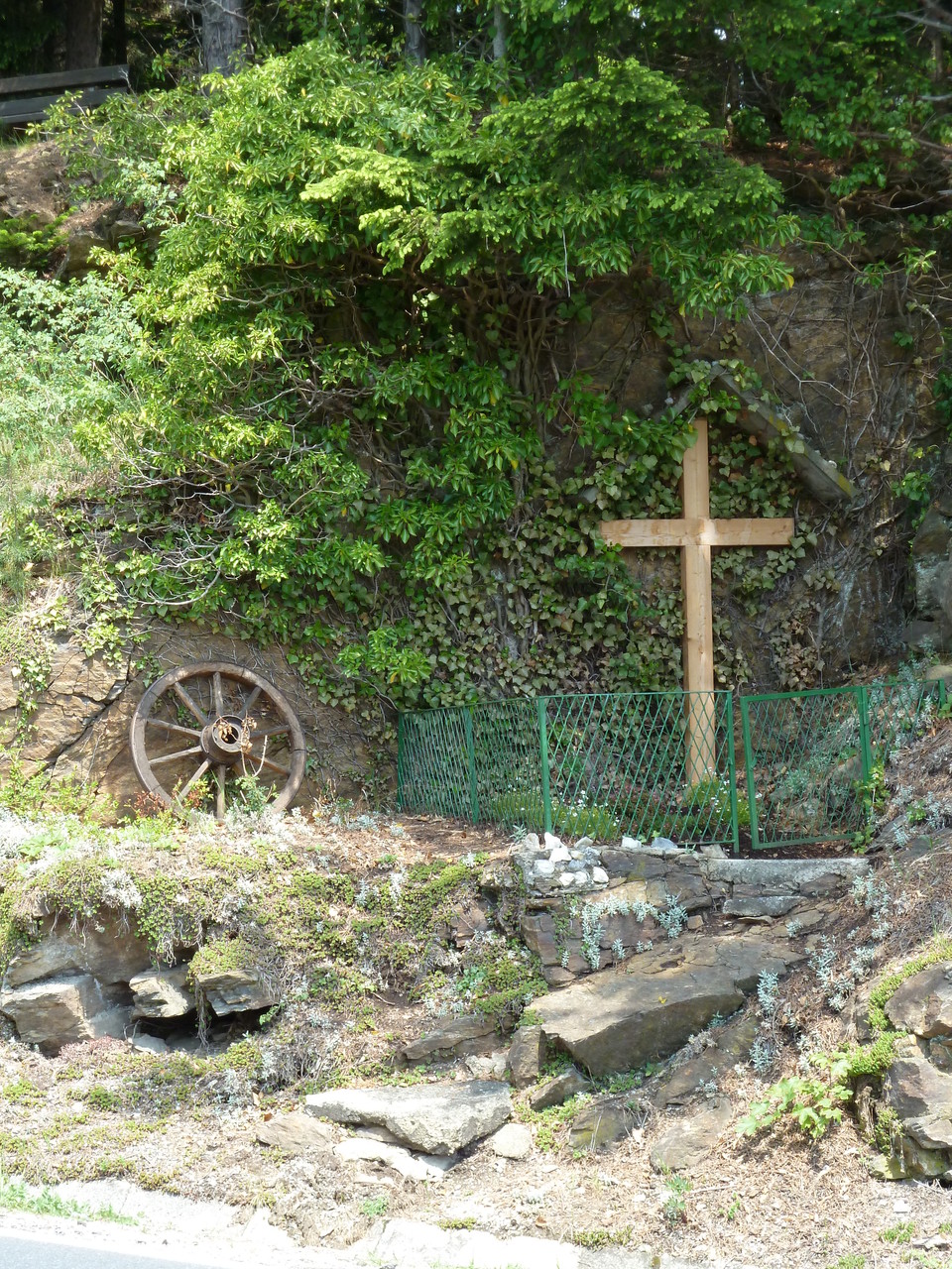 Ursprünglicher Standort des Edenbauerkreuzes