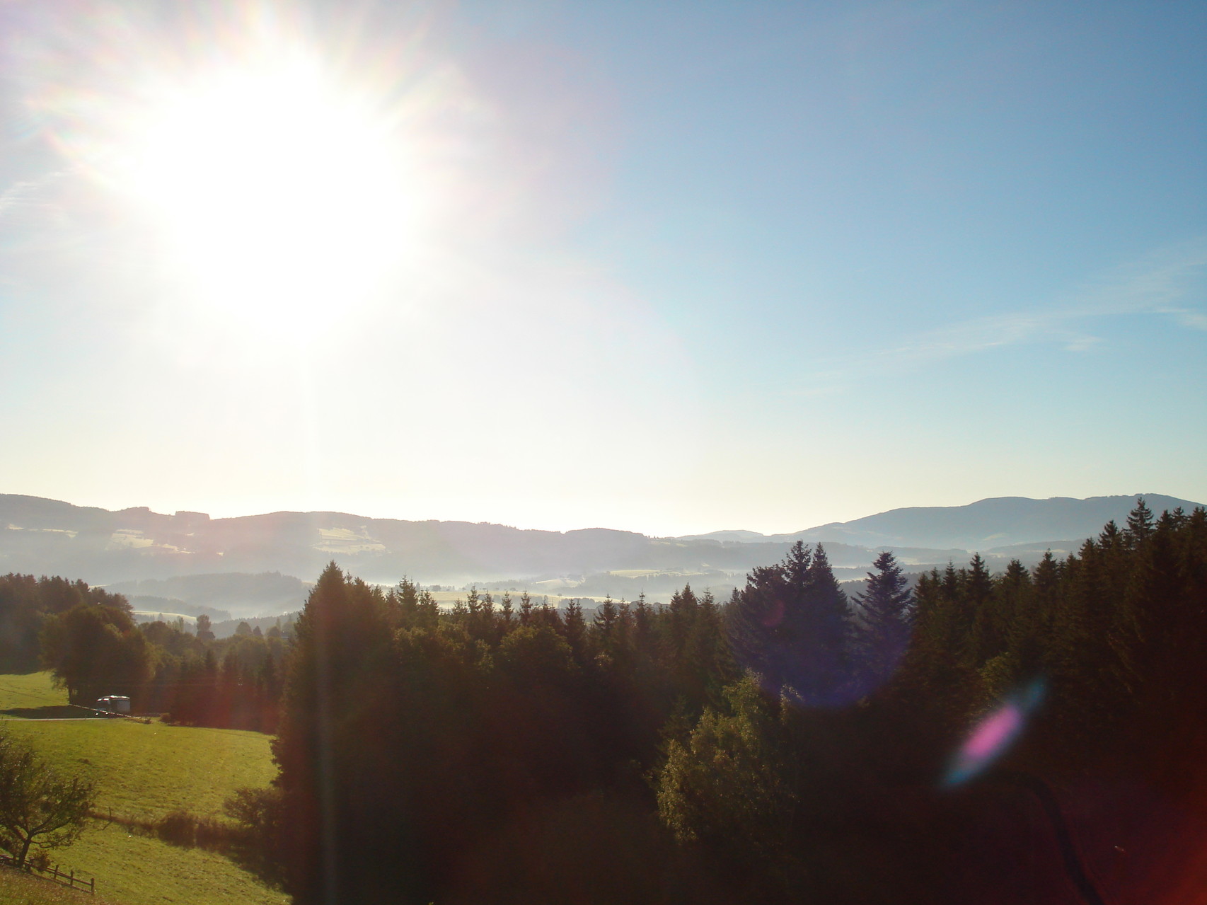 Blick Richtung Dorf