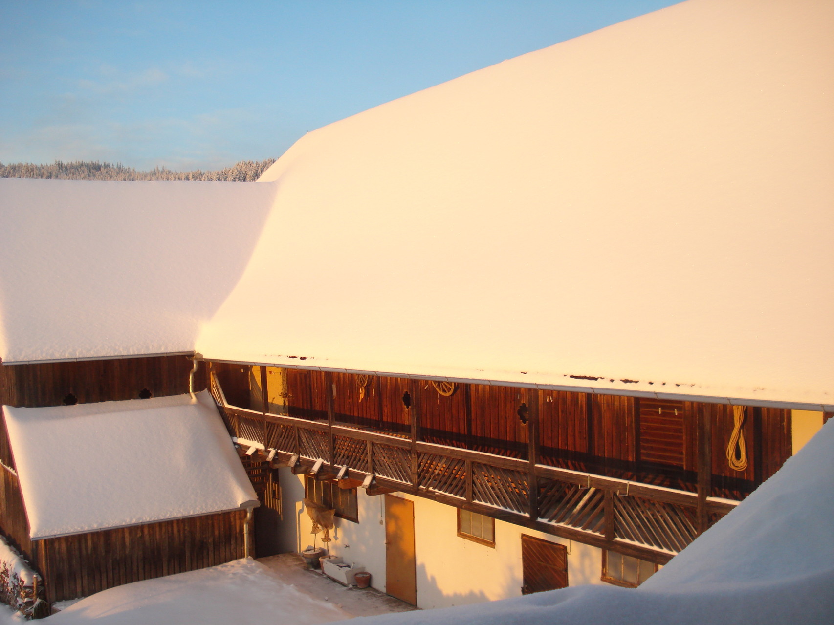 Der Edenbauerhof im Winter
