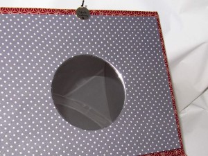 M Schmuckturm - Lolli Pop Kinderschmuckbox grau mit Spiegel, auch in Gr. M - L - XL-XXL-XXXL handgemachte Box Geschenke