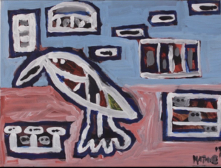 ‘A Bird’s Cage’ no 21 40x30 (rented out) 11-3-2017