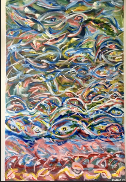 ‘Fuck It.’  No. 34 60x 100cm 18-7-1017.