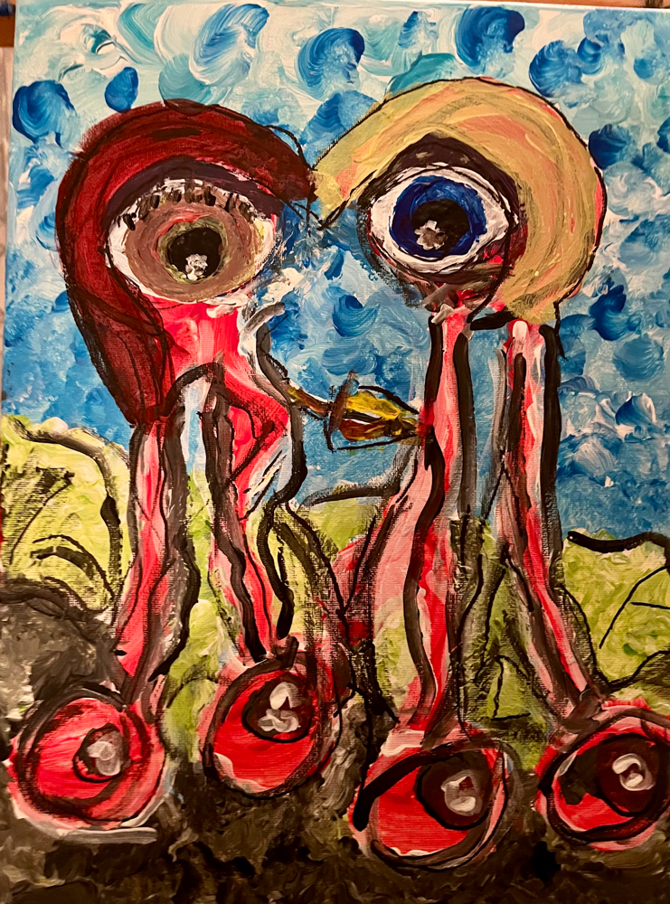 ‘Sépiemathé’ 30x40 cm  2-12-‘24 (not for sale)