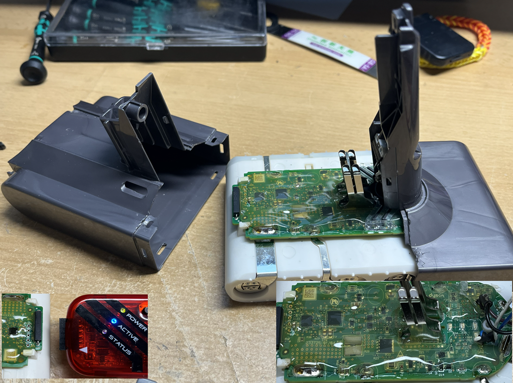 Dyson V8 Akku (SV25) reparieren (OpenSource Firmware flashen)
