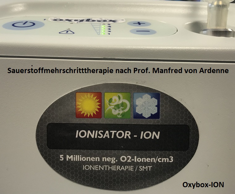 Sauerstoffgerät und Corona, Covid 19, Coronavirus