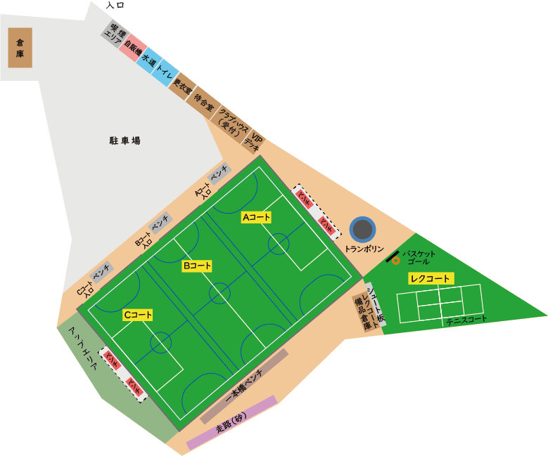 KTPスポーツパーク施設案内図