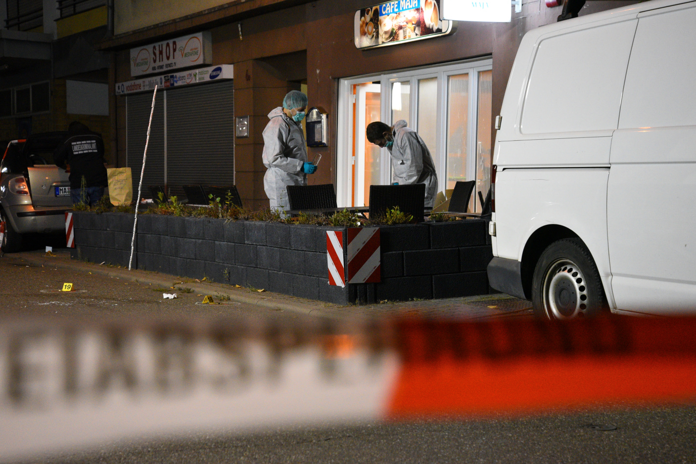 Mannheim-Waldhof: Schüsse vor Gaststätte