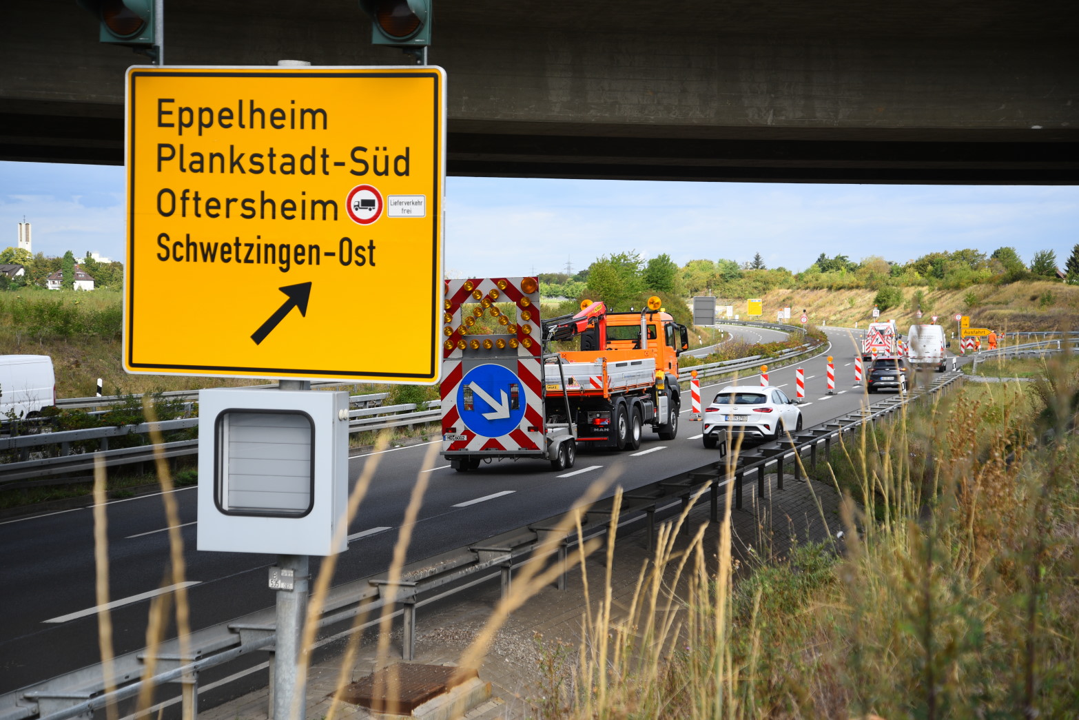 Vollsperrungen im Tunnel Schwetzingen für Reinigungs- und Wartungsarbeiten