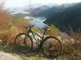 Above of Lake Skadar Nationalpark 