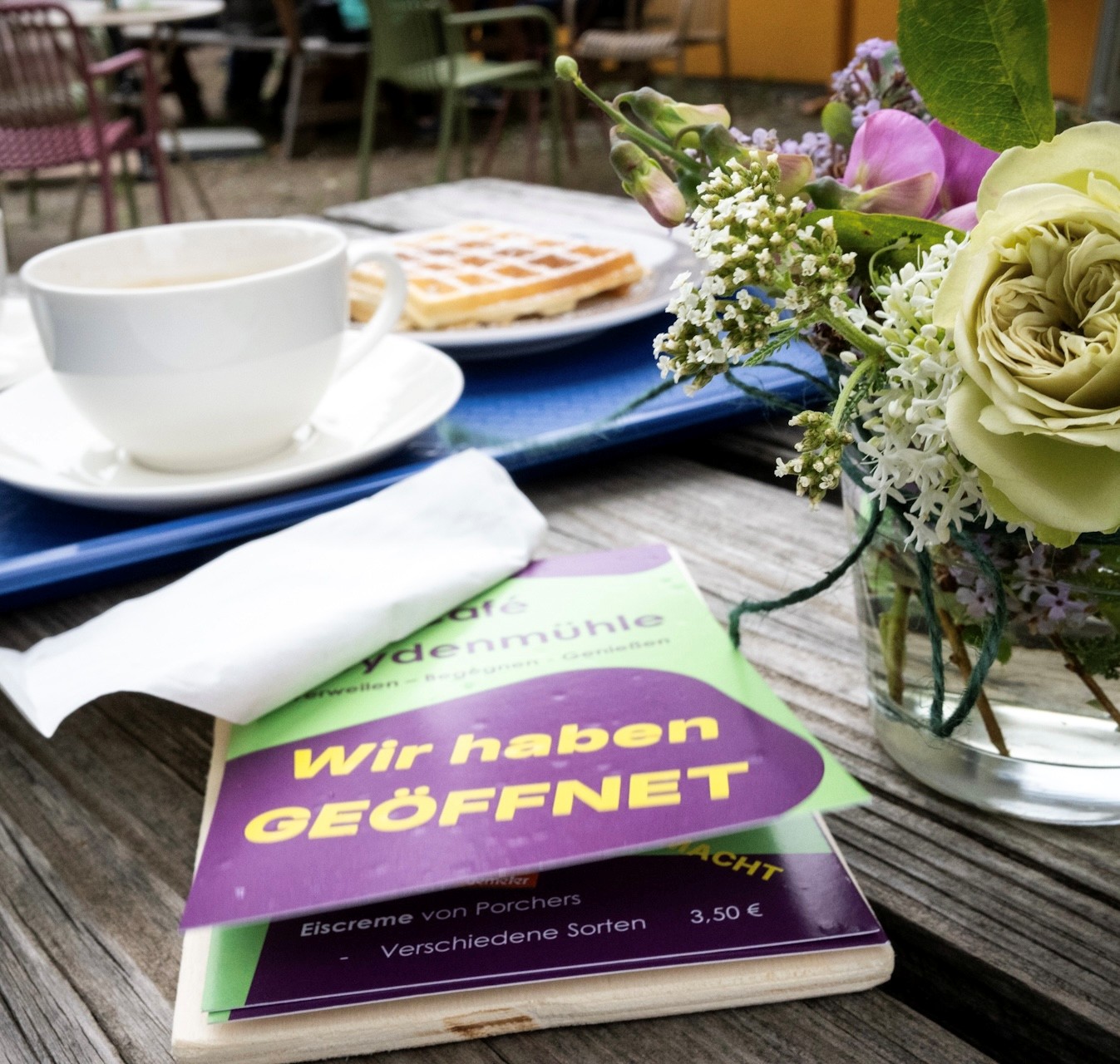 Neue Öffnungszeiten im Café