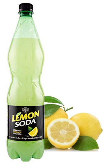 Lemon Soda - la boisson gazeuse populaire d'Italie - maintenant aussi dans la bouteille de 1 litre