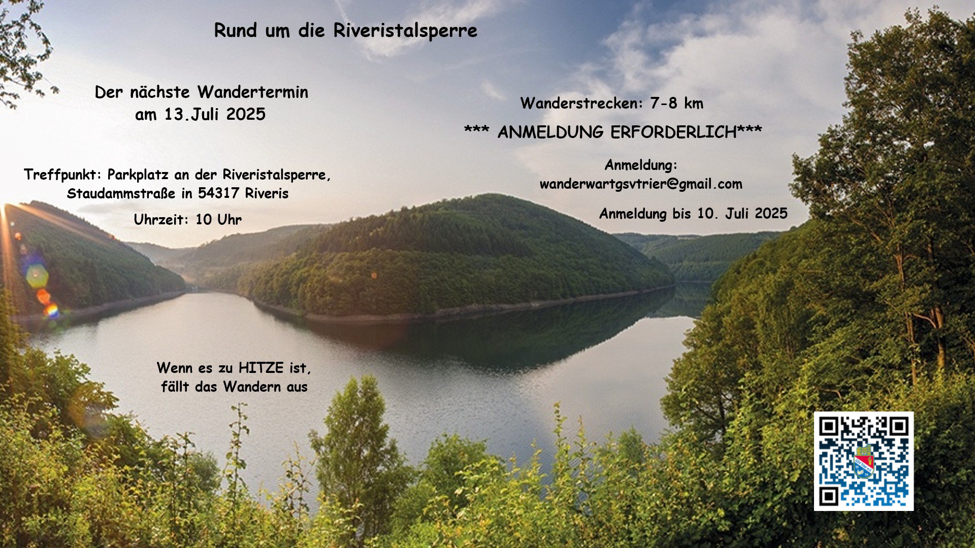 Riveristalsperre Wanderung 13.07.2025