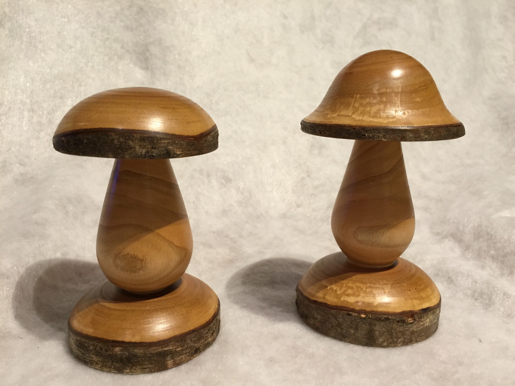 Pilze aus Kirsche, h= ~120 mm, d= 64 mm